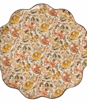 Willa Charger/Platter, Amber