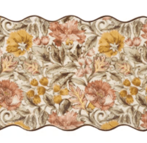 Willa Amber 14" Hostess Tray, Whitewash