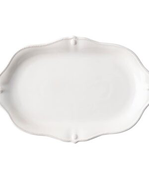 Berry & Thread Platter Whitewash 16”