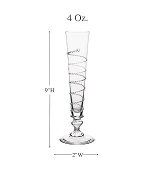 Amalia Flute Single (2"diax9"H (5oz.)