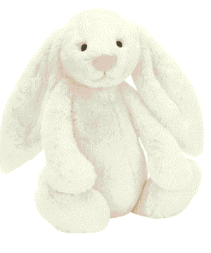 Large Bashful Cream Bunny