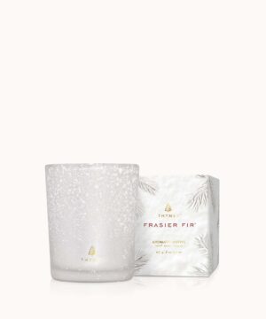 Frasier Fir Votive Candle from the Flocked Collection