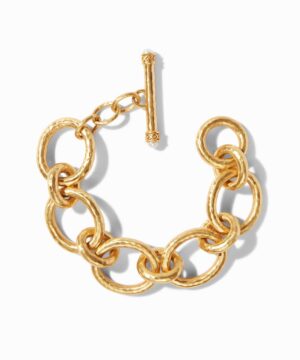 Catalina Link Bracelet with Pearl Toggle