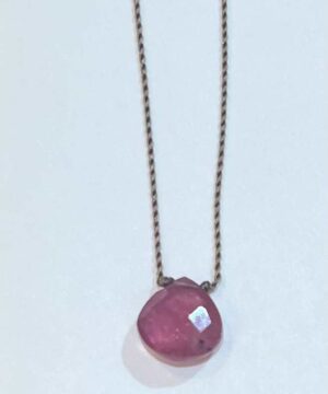 Cherry Quartz Zen Gem Necklace