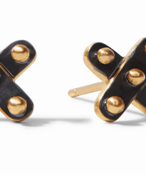 Soho X Studs Oxidized Gold