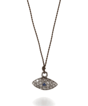 Evil Eye Pave Necklace