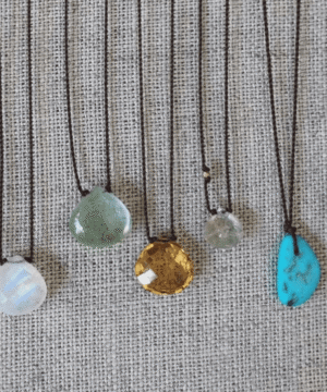 Citrine Zen Gem Necklace