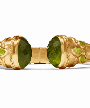 Cannes Cuff Iridescent Palmetto Green
