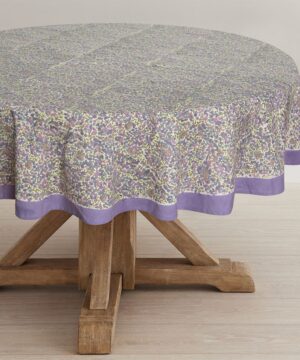Lavender /Purple  70'' Round  Tablecloth