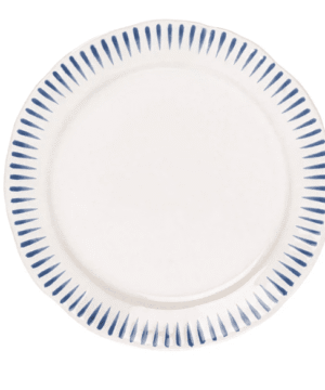 Robbins/Gallo: Sitio Stripe Delft Blue Dinner Plate