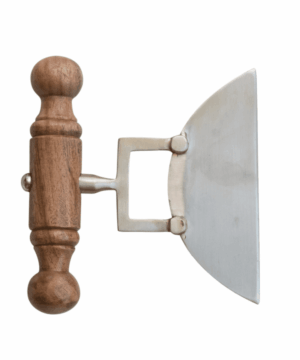 Robbins/Gallo: Stainless Steel Cheese Knife w/Wood Handle