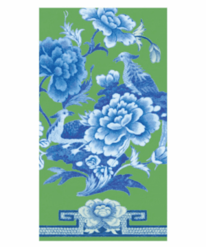Robbins/Gallo: Green & Blue Plate Guest Towel