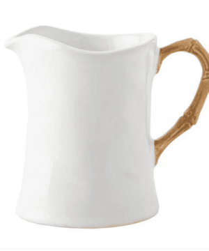 Classic Bamboo Creamer Natural 4.75''L,2.5''W, 4''H (9oz)