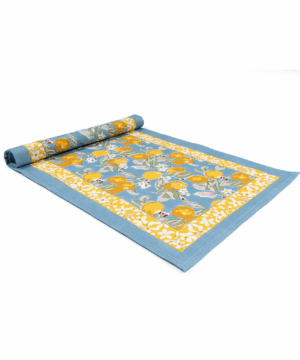 Citron Blue & Yellow Runner 16" x 72"