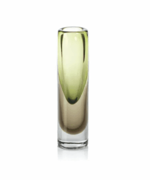 Robbins/Gallo: Artistry Cylinder Glass Vase - Green&Amber