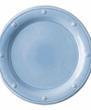 Berry & Thread Dinner Plate Chambray 11"W