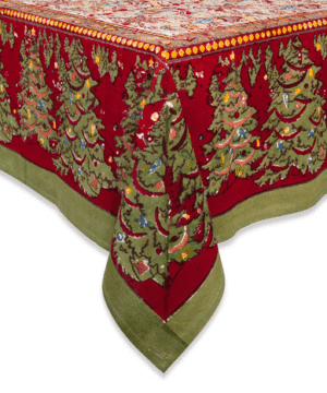 Noel Red & Green Tablecloth