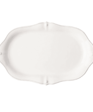 Berry & Thread Platter Whitewash 20"
