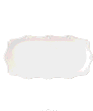 Berry & Thread Hostess Tray - Whitewash (14")