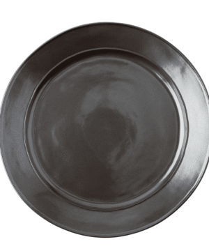 Pewter Stoneware Dinner Plate