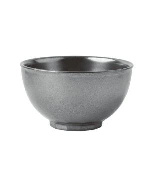 Pewter Stoneware Cereal / Ice Cream Bowl