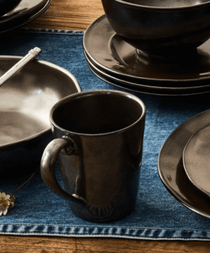 Pewter Stoneware Mug