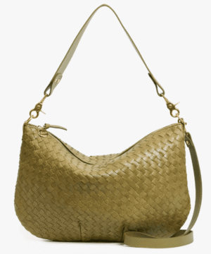 Moyen Messenger Woven Zig-Zag - Olive