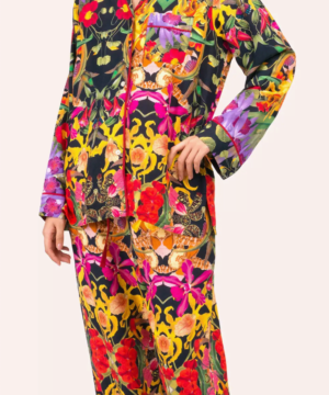 Botanical Kaleidoscope Long Pajamas