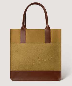 Jaunt Merino Wool Tote - Ochre / Brine Sienna