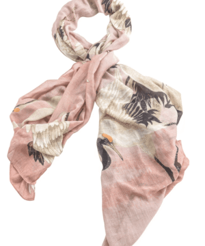 Stork Plaster Pink Scarf