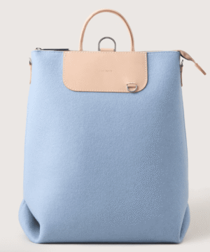 Merino Wool Bedford Backpack in Sky Blue