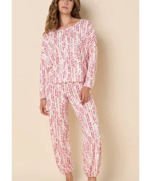 Dreamy Hearts Pima Knit Pajama,